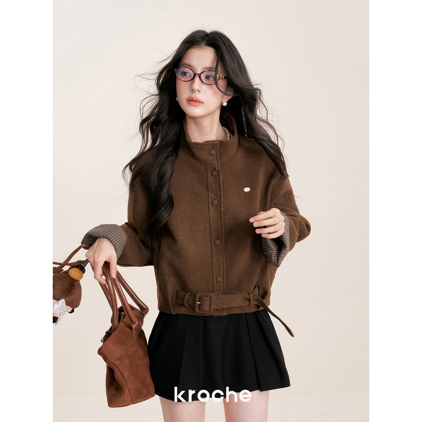 KROCHE チェック コート KZQ9010