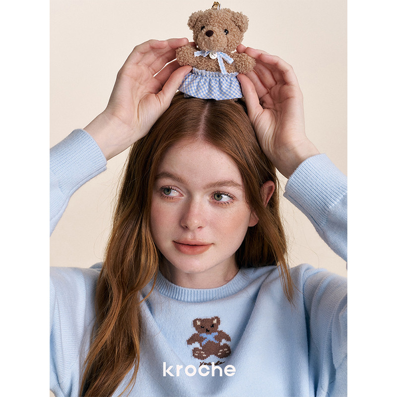 KROCHE ジャカード 長袖 ニット KB4579