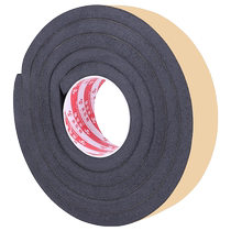 Black silicone strip thick self-adhesive high temperature aging resistance environmentally friendly anti-slip shock absorption wear-resistant silicone rubber sealing strip gasket sticker