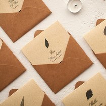 Card card card diy set creativity simple high-end handwriting Blessed blank postcard Fathers Day teacher in the wind cute birthday send boyfriend thank-you letter envelope card paper