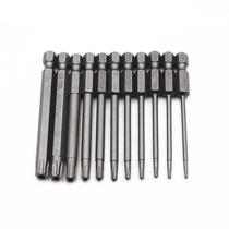 Cross-border 50-75-100mm hollow plum blossom extended S2 bit hexagonal handle screwdriver bit screwdriver set