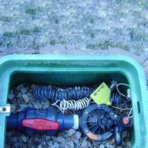 12 inch VB1419 square plastic valve well solenoid valve gate p box garden forest greening engineering gate valve well