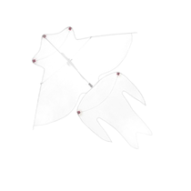 Childrens handmade kite diy material package adult homemade enlarged blank hand-painted graffiti painting kite high-end