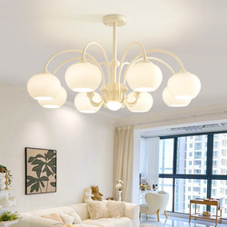 French-Style Cream Living Room Chandelier, Modern Minimalist High-End Nordic Main Light, 2026 New Model, Whole House Zhongshan Lighting Fixtures