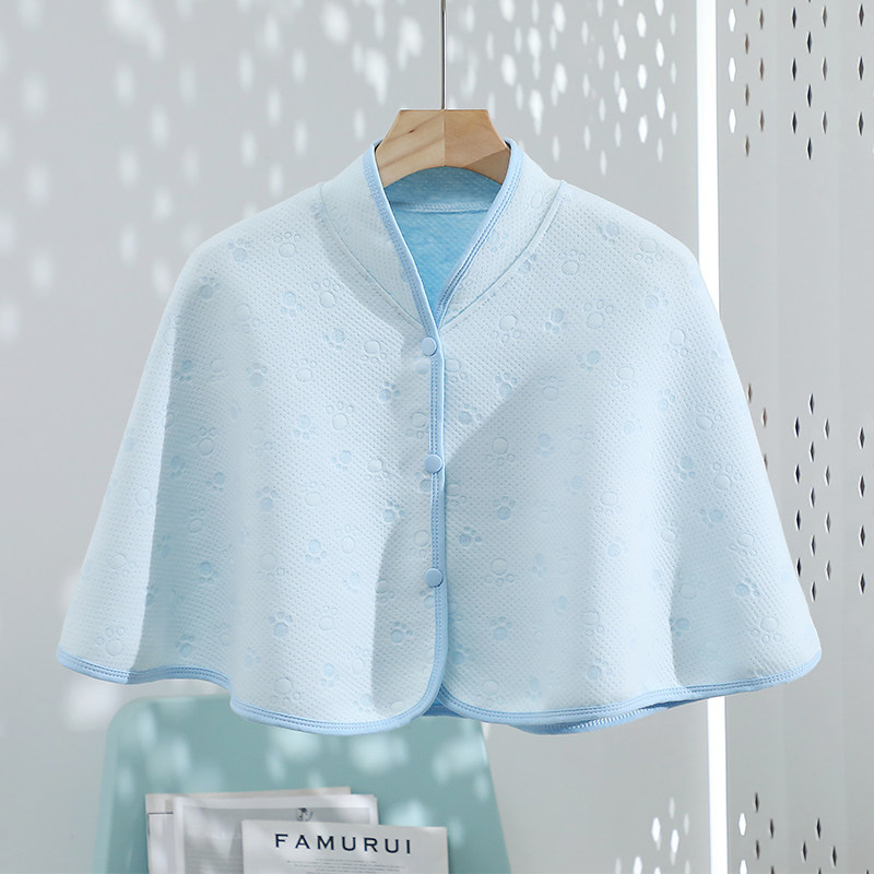 Summer Air Conditioning House Wind Shield Cloak Shoulder Pure Cotton Moon Sub feeding Anti-cold and warm office Shoulder Protection Cervical Spine shoulder Chunqiu-Taobao