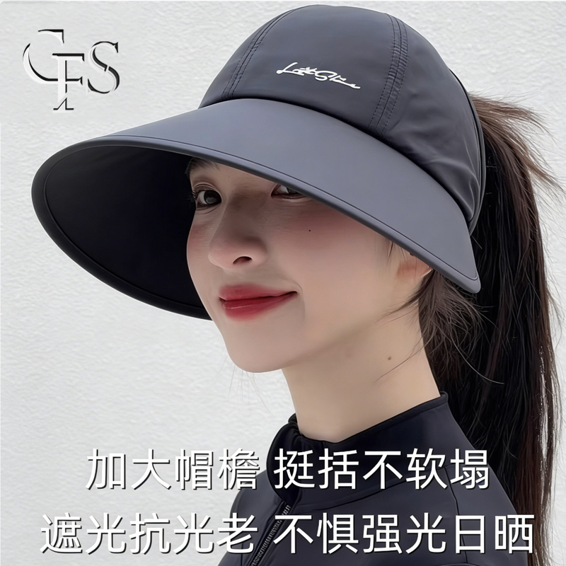 German Gfs Sunshade and Sun Protection Hat for Women, Summer Outdoor Sports Visor Baseball Cap, Quick-Drying, Uv Protection Sun Hat