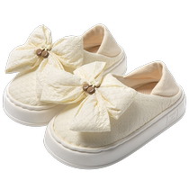 Pregnant womens confinement shoes are summer thin maternity shoes for 8 and 9 months thick-soled bags with soft soles one-step shoes breathable non-slip spring and autumn models