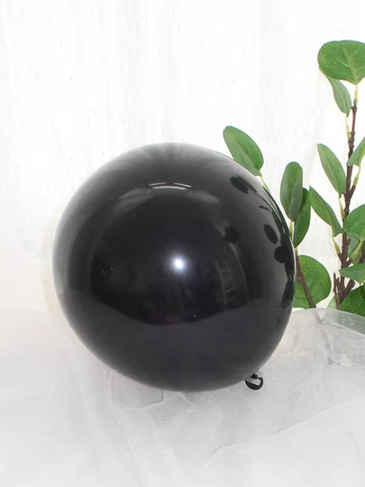 Matte Black Series Large and Small Balloons 5-Inch 10inch 12inch 18inch 36inch Round Latex Artistic Modeling Balloons