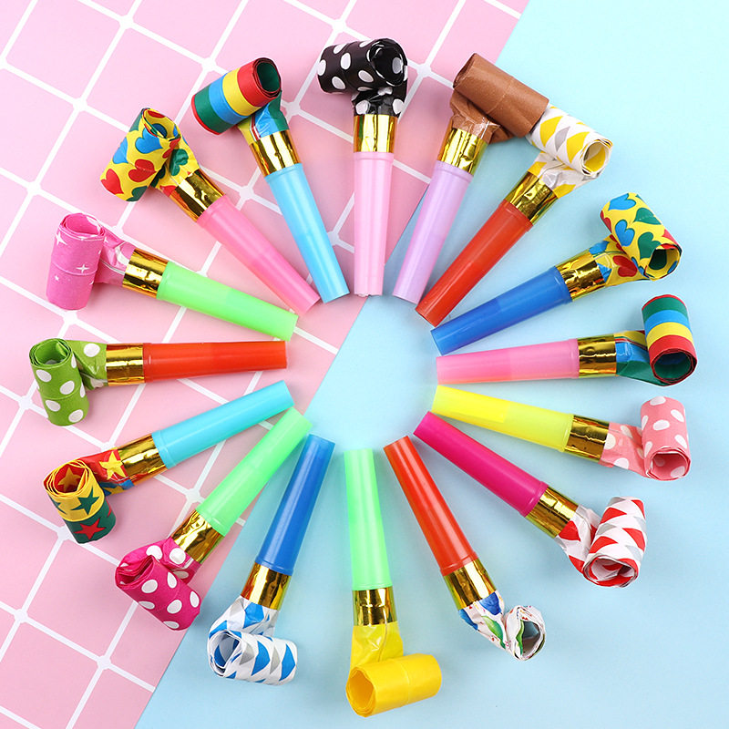 61 Children's Festival Gifts Cute Blow Dragon Whistle Flex Whistleblowing Toy Blow Up Birthday Party Booing Horn