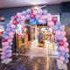 Balloon Arches for School Openings, Store Openings, Anniversary Celebrations, Birthday Decorations, Wedding Events, and Event Scene Setup with Stand Pillars