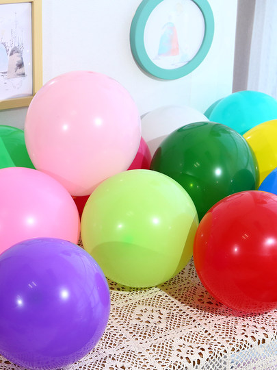 10-Inch 2.2g Thick Matte Latex Balloons for Birthday Parties, Weddings, and Decorations, 100 Pieces in Various Styles, Wholesale
