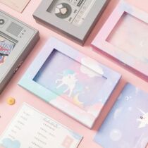 Net red ins Wind Japanese animation students record Primary School students sixth grade girl Graduation Album boy boxed photo book Baby growth photo album Handbook junior high school student loose page book