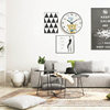 Cartoon Style Creative Clock Wall Clock Living Room Modern Simple Decoration Home Children's Room Bedroom Silent Quartz Clock