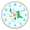 Northward Cartoon Dinosaur Ultra-Quiet Creative Wall Clock Cute Simple Home Living Room Children's Room Bedroom Wall Clock