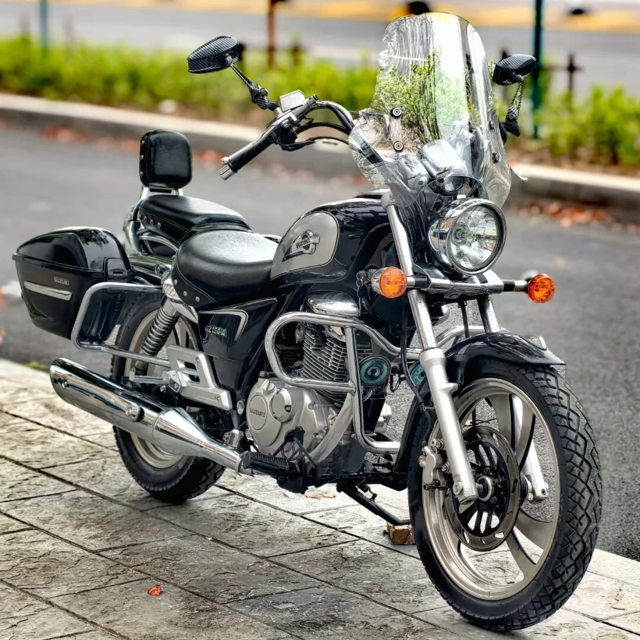 Импортированный подержанный мотоцикл BMW latte cruise ретро тяжелый локомотив Princes Yamaha V-цилиндр 250 Tianwang Street car
