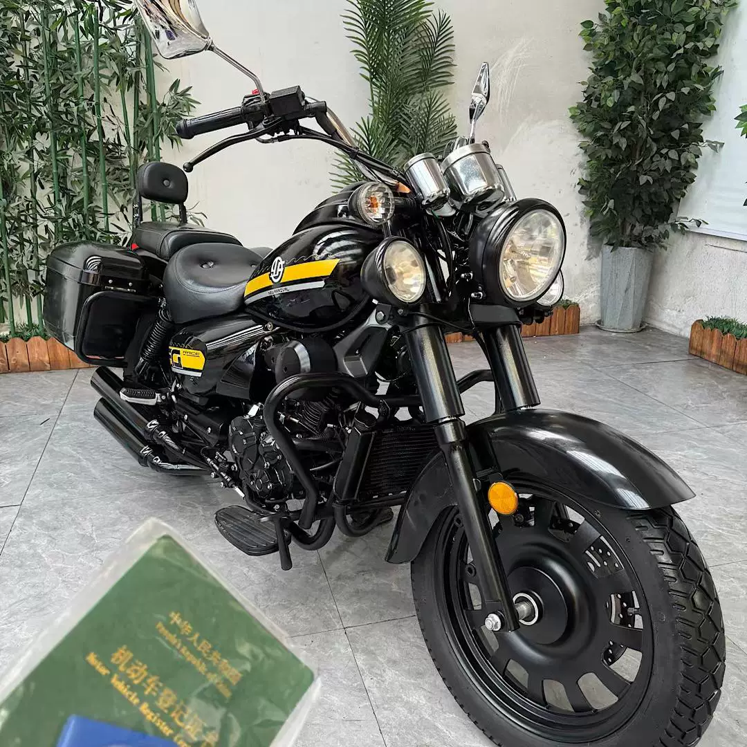 Импортированный подержанный мотоцикл BMW latte cruise ретро тяжелый локомотив Princes Yamaha V-цилиндр 250 Tianwang Street car