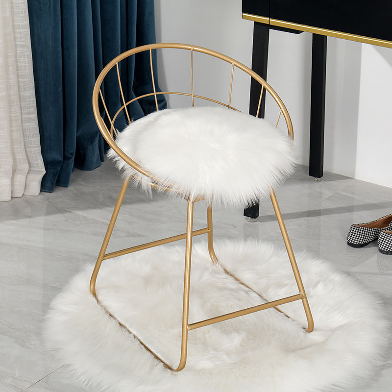 Nordic ns modern minimalist dressing table stool i child girl heart by bedroom back princess butterfly bow manicure makeup chair