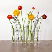Know whether home tube vase glass net red in flower flower flower for flowers
