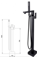 Черный посадочный кран