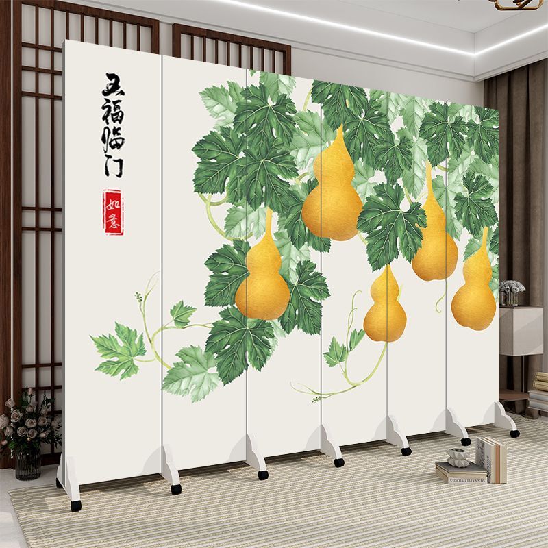 Fortune-Attracting Money Tree Screen Partition for Living Room, Foldable and Movable Money Tree, Money Tree for Wealth, Feng Shui Home Decoration
