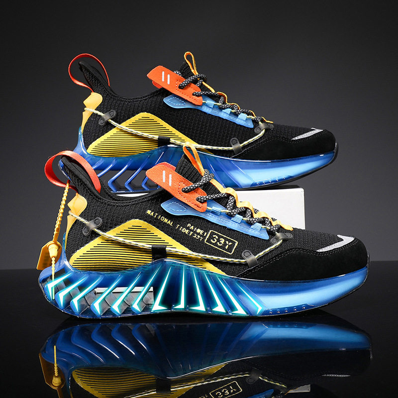 Brand high-end quality men's 2021 summer new youth blade shoes trendy students large size sports shoes running shoes