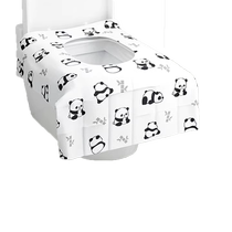 Disposable toilet seat full coverage travel hotel toilet special thickened large adhesive seat cushion paper for maternity confinement