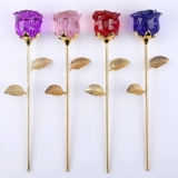 Crystal Rose Creative Exquisite Ornament День святого Валентина подарок для жены и подруги день рождения годовщина