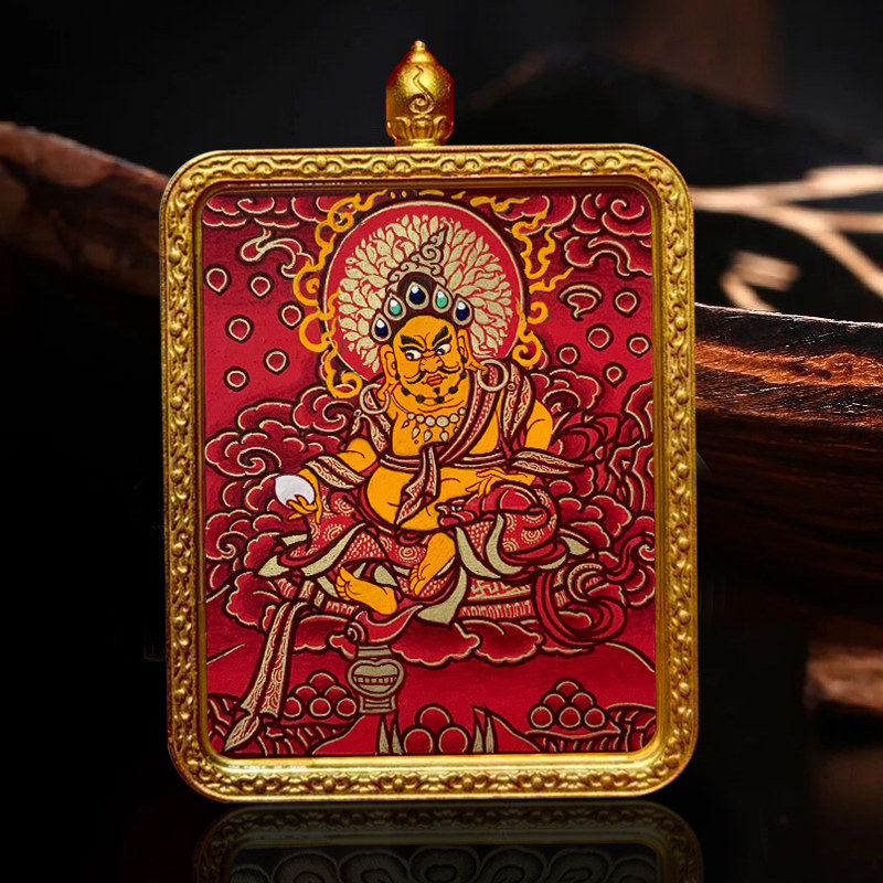 Tibetan pure hand painted Donka pendant Zakhiram Great black days ManjustBodhisattBodhisattBodhisattBodhisattBodhisattva of the Buddha-Taobao