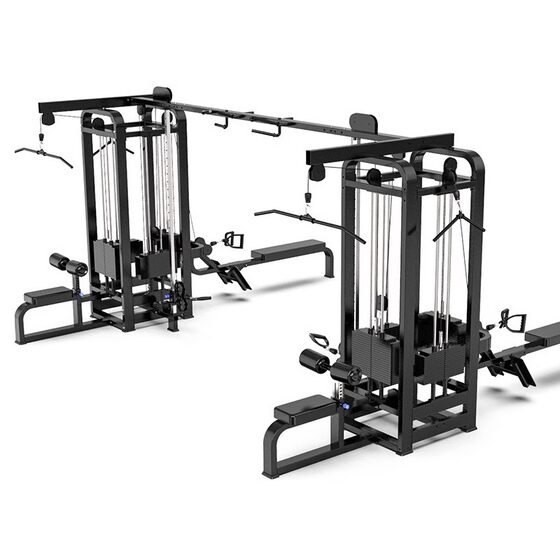 Five-Person Comprehensive Training Machine, Multi-Functional Commercial Eight-Person Gym Combination, Large Flying Bird Gantry, Four-Person Station