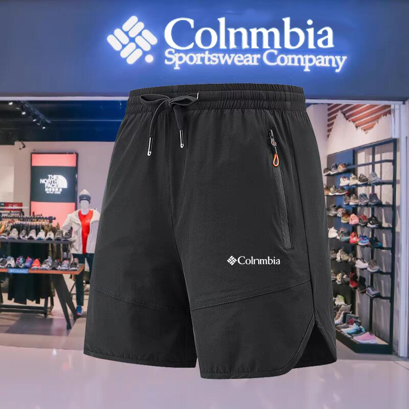 Спортивные быстросохнущие шорты Columbia sports, мужские летние шорты 2025 года для улицы, тонкая ткань плюс жир, большие размеры, брюки для бега и фитнеса, трендовые брюки с пятью точками