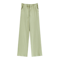 Catman Modal Pajamas Womens Spring and Autumn Casual Loose Versatile Solid Color Trousers Summer Thin Large Size Home Pants