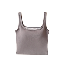 Catman white small camisole womens outer wear with breast pads summer thin style inner wear slimming anti-exposure beautiful back top