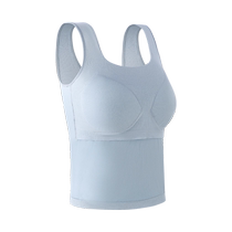 Catman camisole with breast pads for women bra-free inner cup all-in-one bottoming anti-exposure slimming top