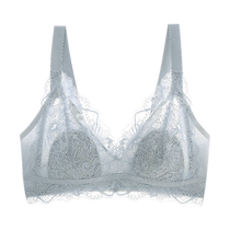 Catman Underwear Womens 2024 New Big Breast Push-Up Rabbit Ear Cup No Wire Soft Support Tube Top Thin Summer Bra
