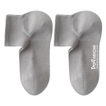 Catman socks for men pure cotton spring and summer antibacterial deodorant anti-athlete medium tube shallow mouth sweat-absorbent breathable sports and running thin