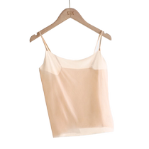 Catman camisole modal ultra-thin ice silk inner wear for women slimming anti-exposure covering side breasts bottoming sleeveless top