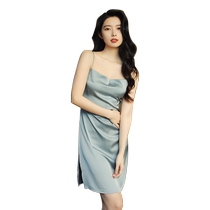 Cat sexy pajamas womens slut collar pure lust style suspender nightgown ice silk sexy high-end home wear summer