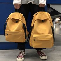 Book bag male Korean version of Harajuku ulzzang college students High School junior high school backpack womens large capacity simple backpack tide