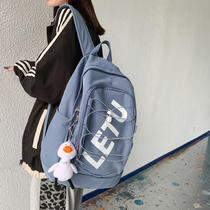 Schoolbag Korean version of Harajuku ulzzang large capacity high school students backpack men and women couples tide ins backpack