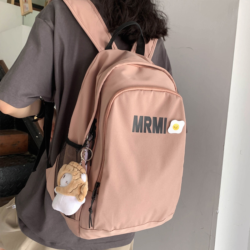 2022 New School Bag Girls High School University Students Summer Day Junior High School Large Capacity Double Shoulder Bag Elementary School Kids Backpack-Taobao
