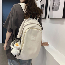 Schoolbag female Korean version of Harajuku ulzzang high school students ins wild large capacity junior high school students backpack backpack