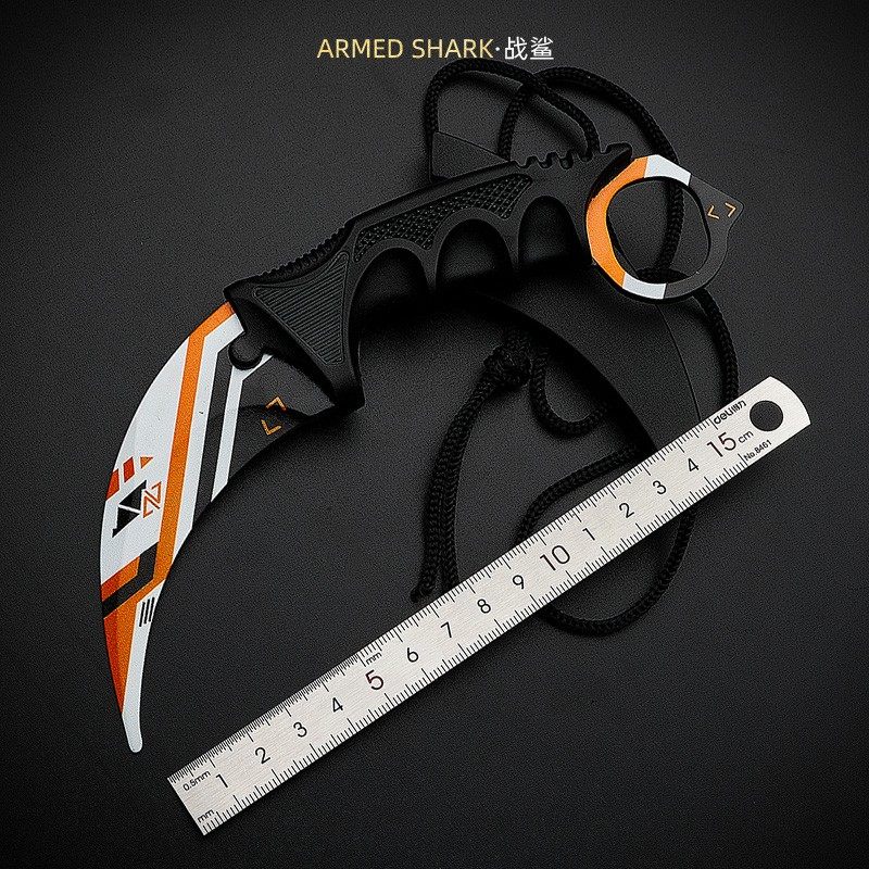 CSGO claw knife high hardness peripheral knife self-defense without blade eagle claw knife children's toy claw knife collection model