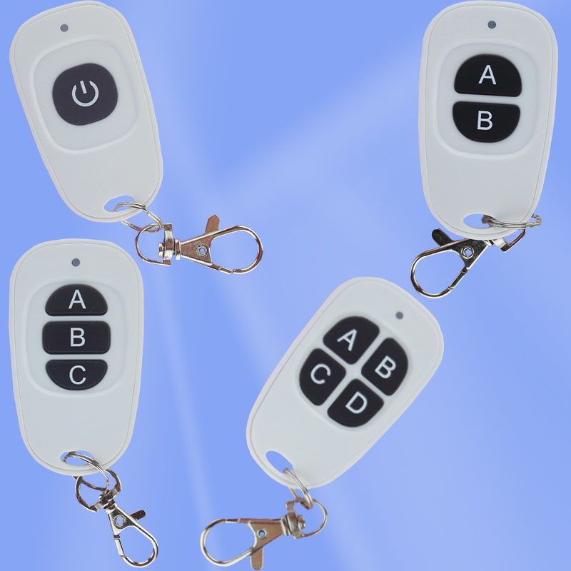1 to 4 keys fixed code learning code EV1527 wireless remote control small volume home smart lamp remote control switch