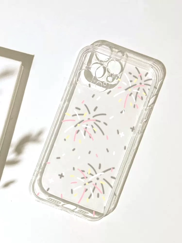 Подходит для Samsung A56/A36/A55/A35/A54/A53/A52/A14/NOTE10+/NOTE9 Samsung S25/S24/S23/S22/S21/S20/S10+ чехол для мобильного телефона с цветущим фейерверком