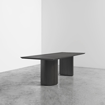 Shudecoration minimalist modern designers desk solid wood light lavish and windy dining table extremely minimalist creative long table writing table