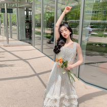 Small deer Deer Deer BUBBLE Mysterious Pandora Harness Cotton Fabric Perforated embroidered waist comfort Comfortable Tandem Skirt Spot