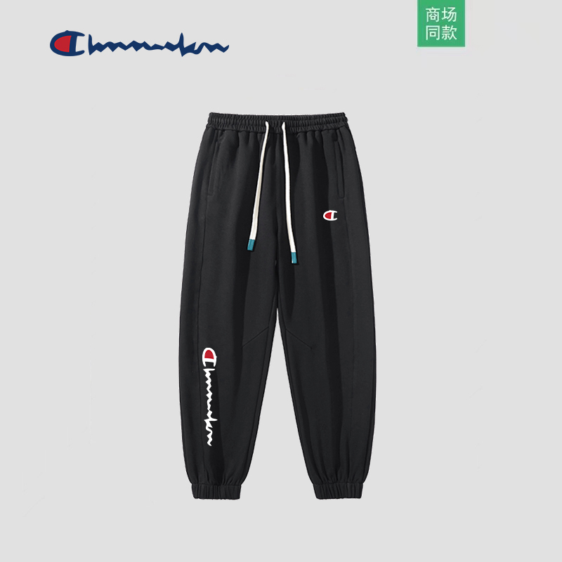 Champion Zone Autumn/Winter Pants for Men and Women, Couple's Loose Fit Trendy Brand Fleece-Lined Thickened Jogger Sweatpants Knitted Sweatpants Champion Zone Autumn/Winter Pants for Men and Women, Couple's Loose Fit Trendy Brand Fleece-Lined Thickened Jogger Sweatpants Knitted Sweatpants