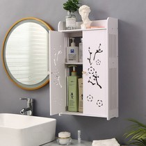 Punch-free bathroom bathroom wash Wall Wall Wall cosmetics non-trace storage rack toilet toilet rack