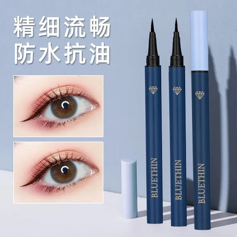 (large card identical) Eye line liquid rubber pen eyelink pen waterproof anti-perspiration persistent upper colour not fainting with extremely fine sponge head-Taobao