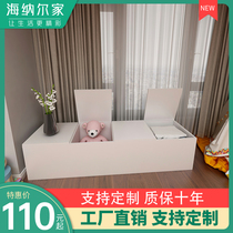 Balcony Cabinet Lockers Sunscreen Waterproof Short Cabinet Close to wall Cabinet Table with floating window accommodating cupboard Kang Cabinet Customised